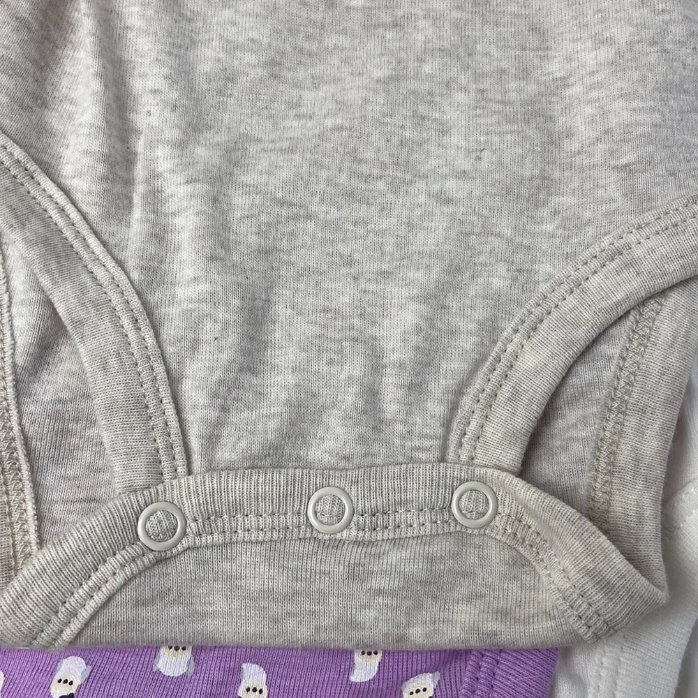 NWT Three (3) long-sleeve bodysuits Just One You by Carter’s nine months